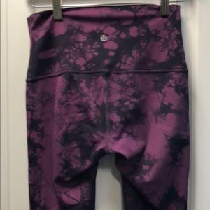 Lululemon purple tie dyed pants - 6